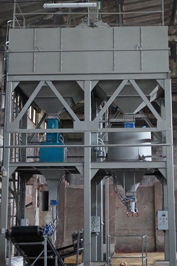 Комплекс по приему и фасовке минеральных удобрений из вагона, цена