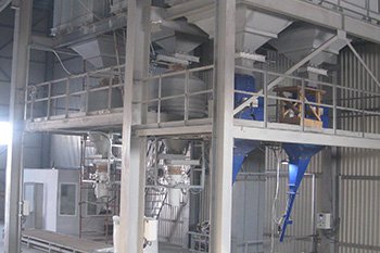 Комплекс по приему и фасовке минеральных удобрений из вагона, купить